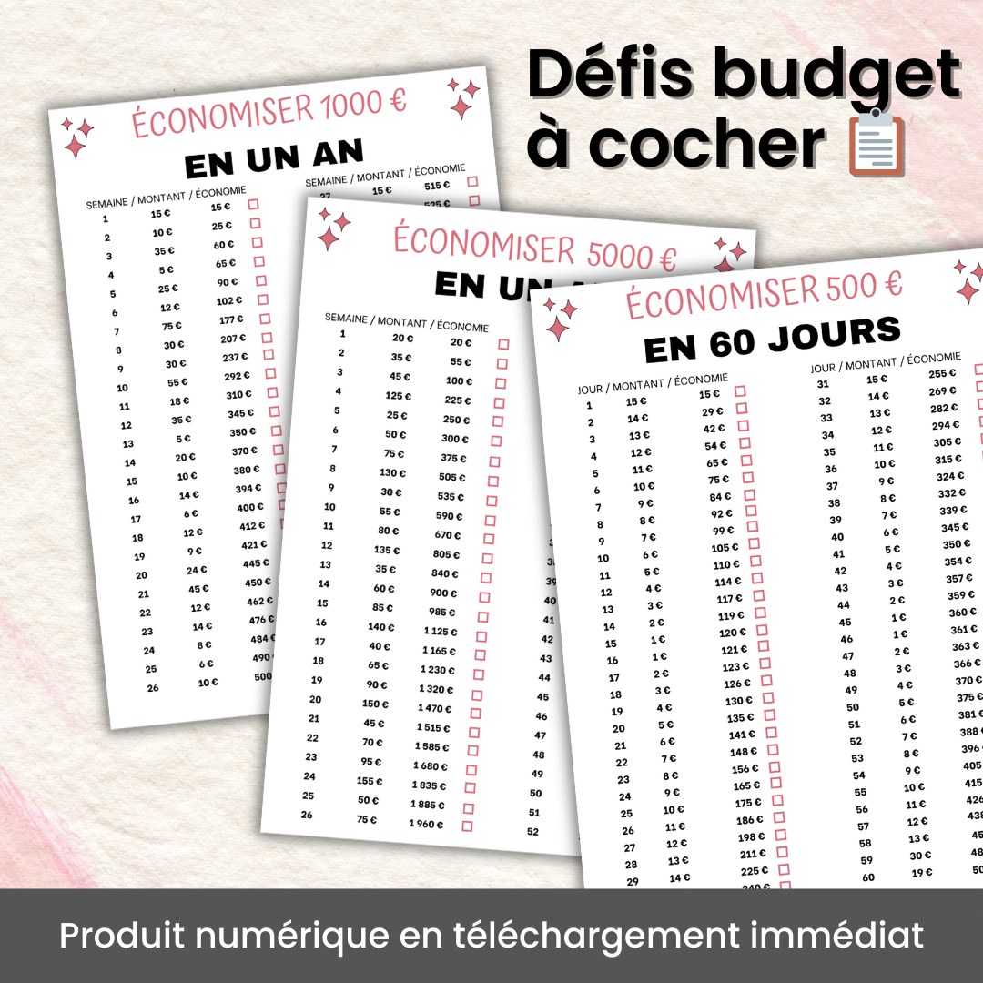 Pack - Défi Budget