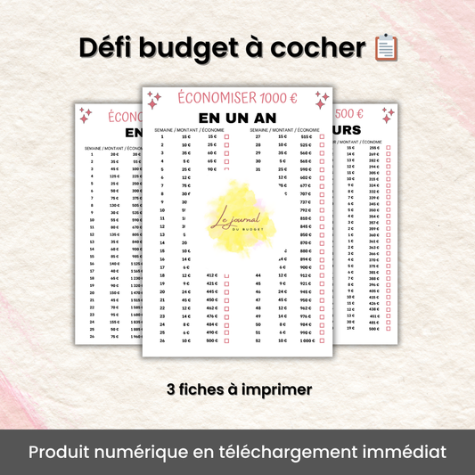 Défis Budget à Cocher 📋