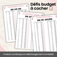 Pack - Défi Budget