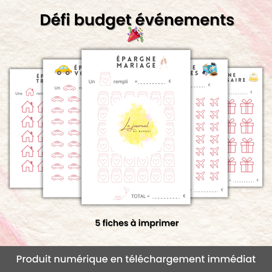 Défi Budget Événements 🎉